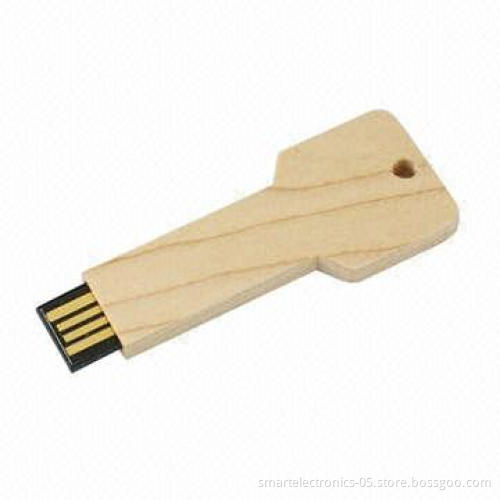 Wooden Key-shaped USB Flash Drives